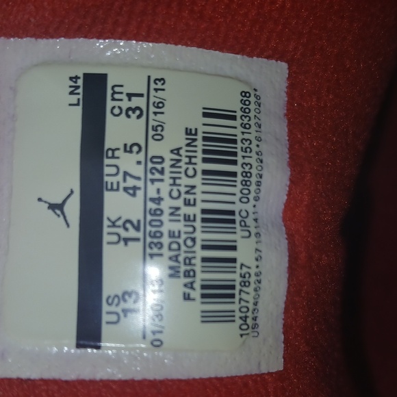 Air Jordan 3 Retro  OG "FIRE RED"  Mens Size-13 100% Authentic! - Picture 6 of 12